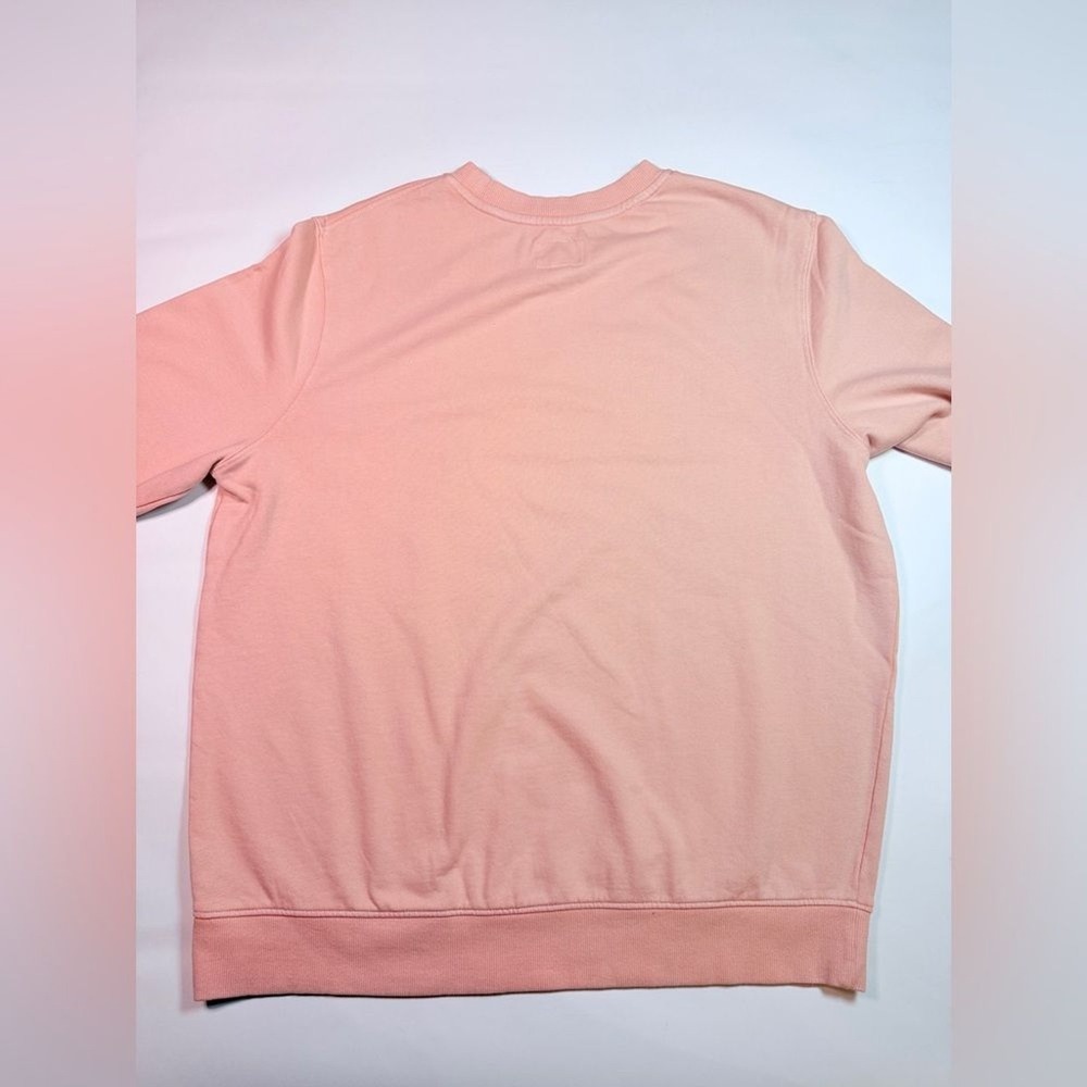 Goodfellow & Co Womens M Light Pink Rose Crewneck Sweatshirt Cotton Scandigirl - Picture 6 of 7